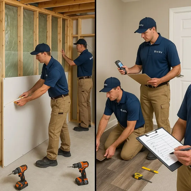 Repairs and Reconstruction process in Sundown, TX